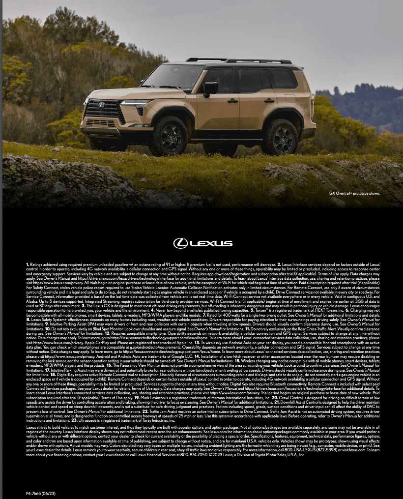 Full 2024 Lexus GX PreOrder Guide 2024 Lexus GX 550 Forum